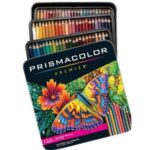132 Colores Prismacolor Caja Metalica Presentacion Con La Caja Abierta