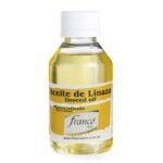 Aceite De Linaza Franco Arte En Todos Los Tamanos Frasco Pequeno De Cerca