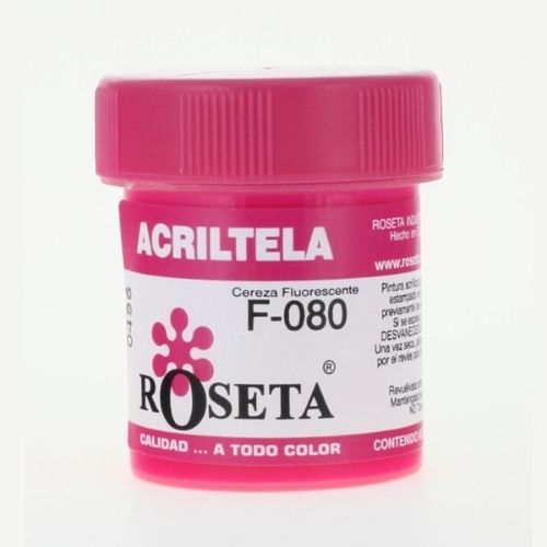 Acritela Roseta Fluorescente 30cc En Todos Los Colores Presentacion Frontal