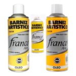 Barniz Franco Arte Para Oleo Y No Oleo De 10 Onzas 3 Lacas Para Barniz