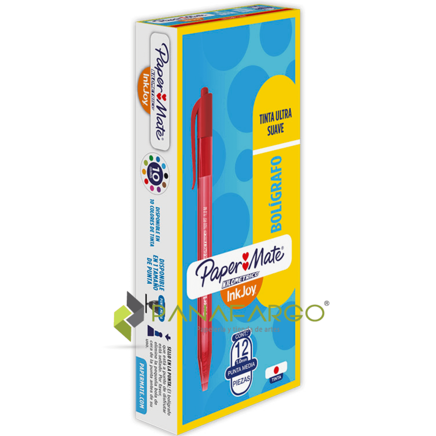 Boligrafo Retractil 100 Kilometrico Panafargo