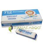 Borrador Linea Azul Grande Nata 712 Caja X 12 Panafargo