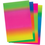 Cartulina Plana De Colores Fluorescen Panafargo