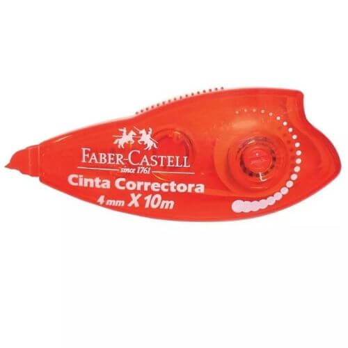 Cinta Correctora Faber Castell 4mm X 10 mts