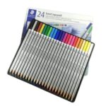 Colores staedtler Acuarelable De Caja Metalica Caja Abierto De 24 Unidades