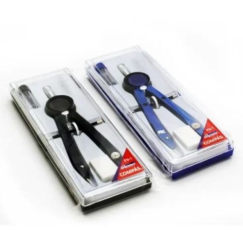 Compas MEtalico Marca Gipao De Dos Colores