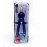 Compas Metalico Marca Gipao Unidad Azul Con Caja