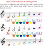 Cuadernillo De Musica Con Pentagrama Sencillo Explicacion Panafargo