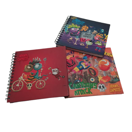 Cuaderno Argollado Johny Caputti Con Todos Los Disenos Cuaderno Cerrados