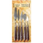 Espatulas De Arte Combo X 5 Tamanos Diferentes Dentro Del Empaque