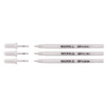 Estuche gelly roll blanco sin tapa