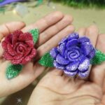 Fomi Escarchado Gipao Tamano Carta De Todos Los Colores Flores