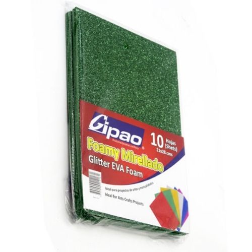 Fomi Escarchado Gipao Tamano Carta De Todos Los Colores Paquete