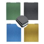 Gomezul bitacora carta cartulina negra colores