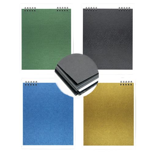 Gomezul bitacora carta cartulina negra colores