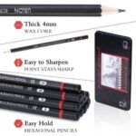 Juego De Lapices De Dibujo X12 En Todos Los Gramajes Descripcion