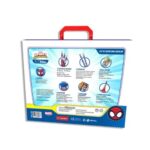 Kit Escolar De Spiderman Primavera Dentro De La Caja Parte De Atras