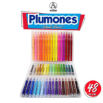 Kit Plantillas en block para lettering con 48 plumones abiretos Panafargo