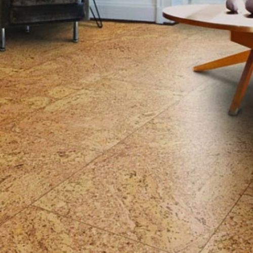 Lamina De Corcho Grano Fino 60 x 90 En Diferentes Volumenes Piso Decorado