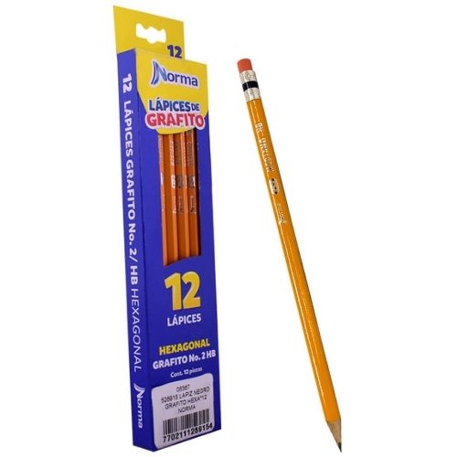 Lapiz De Grafito Norma Triangulares 2HB Portada
