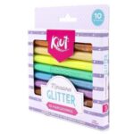 Marcadores Kiut Glitter X10 Norma Caja Inclinada