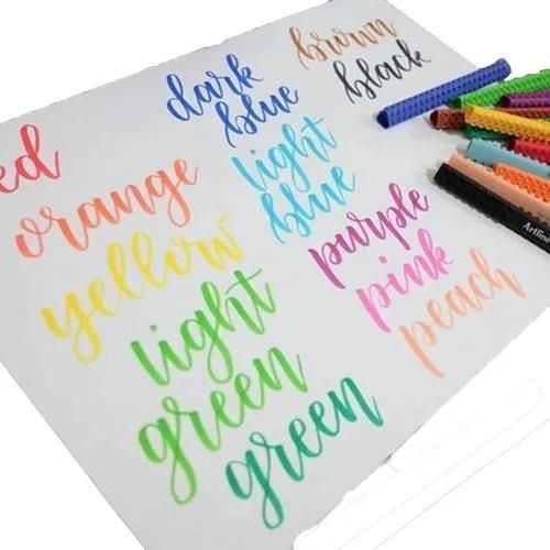 Marcadores Stix Artline Brush Marker X20 Lettering Con Varios Colores