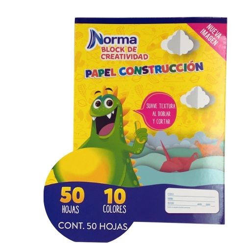 Norma Block Papel De Construccion Carta X 50H