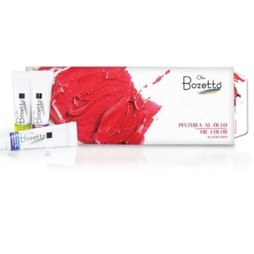 Oleo Bozetto Paquete De 12 Und De 12 ML Con Paquete Pintura Lado