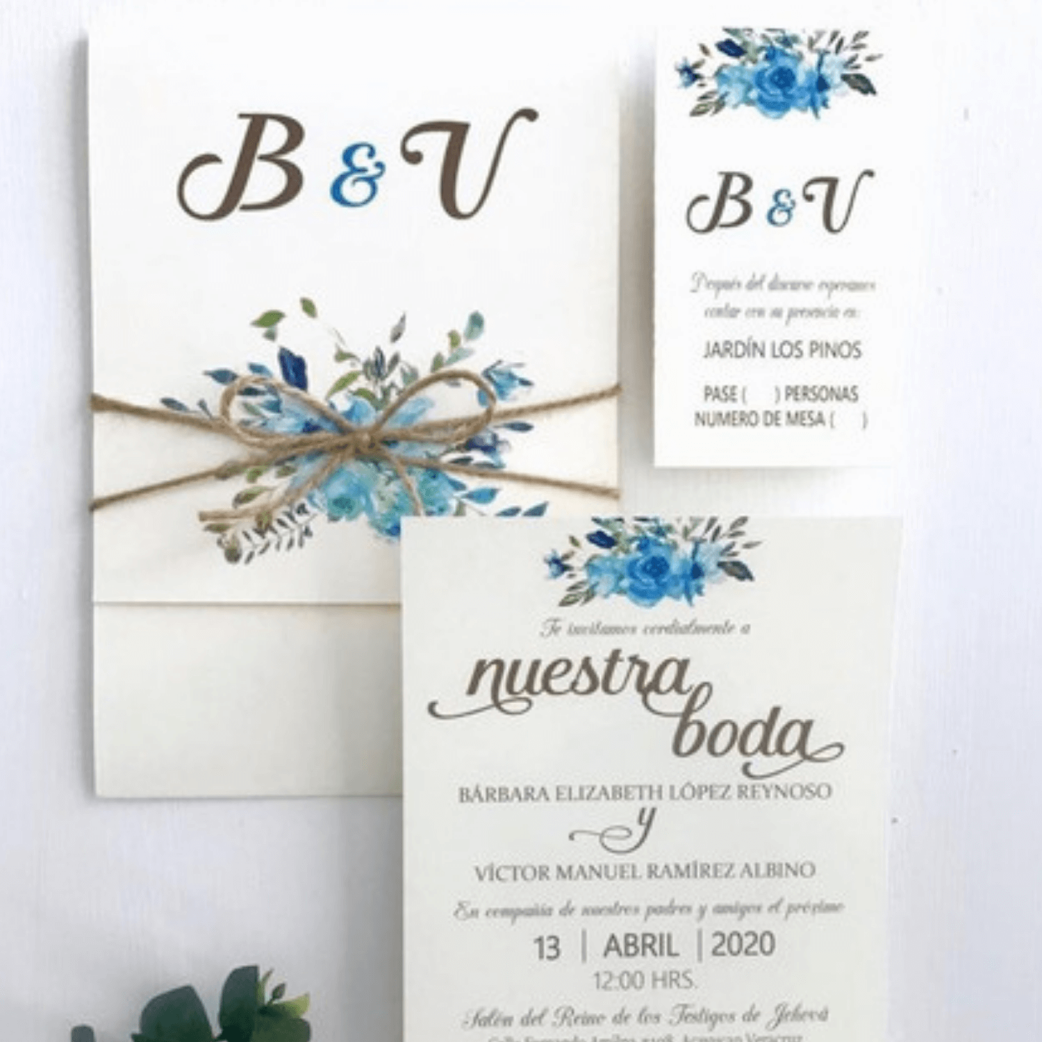 Opalina extra blanca en todos los tamanos tarjeta matrimonio Panafargo