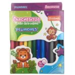 PLUMONES PARCHESITOS X12