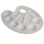 Paleta De Pintura Plastica En Todas Las Formas Modelo Ovalado 10 Huecos