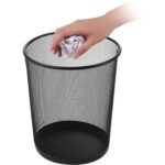 Papelera De Oficina De Malla En Varios Tamanos Muestra