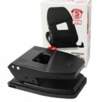 Perforadora Rank 1050 Dos Huecos Semi Industrial Caja Y Perforadora Muestra Lado