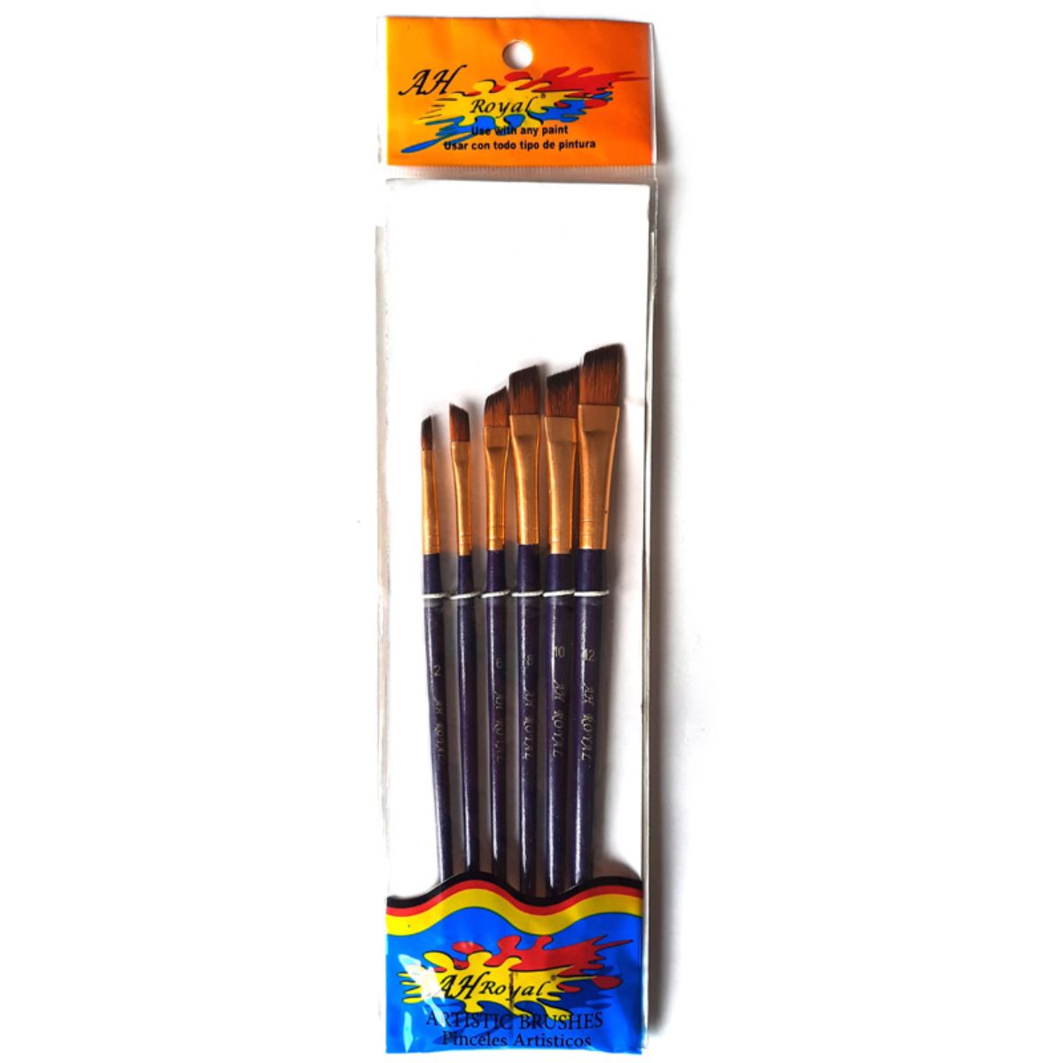 Pincel Angular Surtido X ah royal