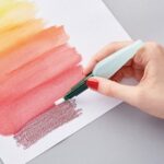 Pincel Recargable De Agua De Faber Castell Haciendo Un Degradado