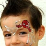 Pintucaritas KNS Paquete X6 Y X12 Spiderman En La Cara