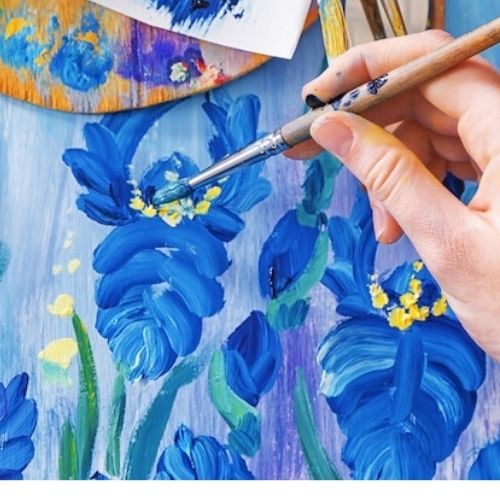 Pintura Acrilica Al Frio Franco Arte De 1 L Pintando Un Cuadro