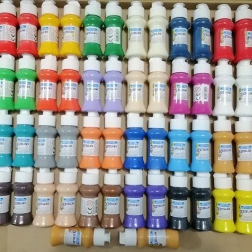 Pinturas Destellos De 60cc Todos Los Colores Para Ceramica Y Madera Colores Variados