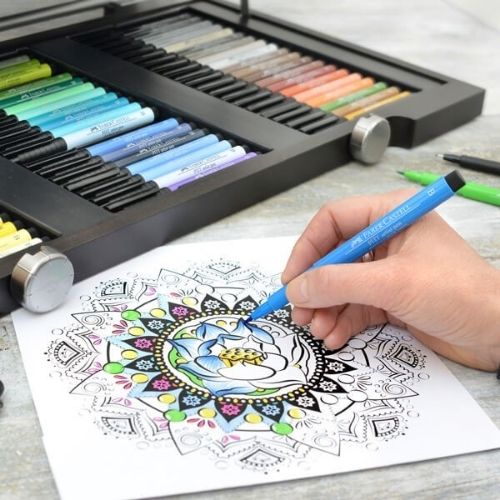 Pitt Artist Pens Brush Marcadores Faber Castell X12 Y X24 Dibujo Y Caja