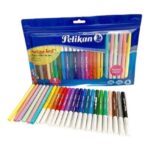 Plumones Pelikan Markana Twist Paquete De 18 6 Portada Plumones Dentro Y Fuera Del Empaque