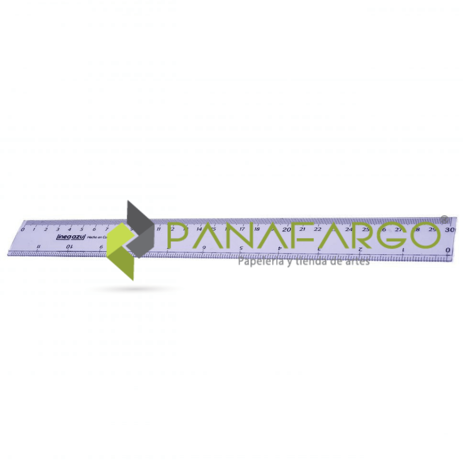 Regla de 30 cm Linea Azul Profesional Fina X 30 cm Panafargo