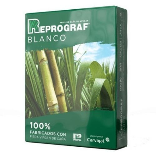 Resma Media Carta Y Oficio De Papel Blanco O Natural Reprograf Portada