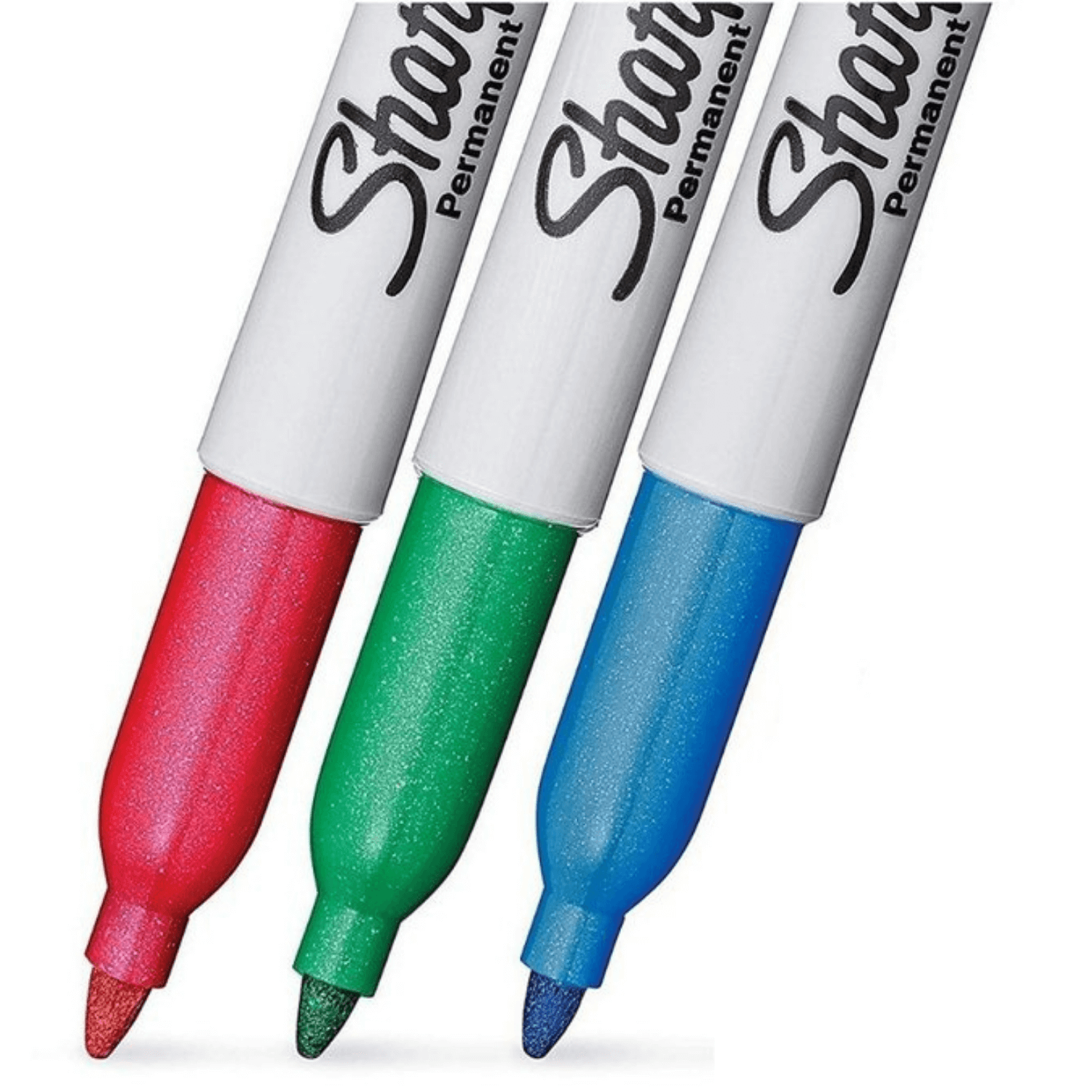 Sharpie Metalico Marcador Punta Delgada 3 Colores Panafargo
