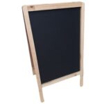 Tablero De Tiza Para Restaurante Doble En Tijera tamanos surtidos De Lado