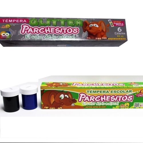 Tempera Parchesitos Ambas En La Foto 1