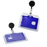 Yoyo Porta Escarapela En Todos Los Colores Negro Usando Para Sujetar Una Escarapela Con Bolsillo De Vinilo