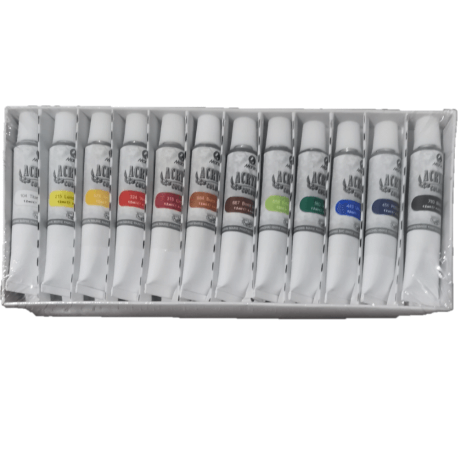 acrilico Maries X 12 Tubos de 12 ml Panafargo