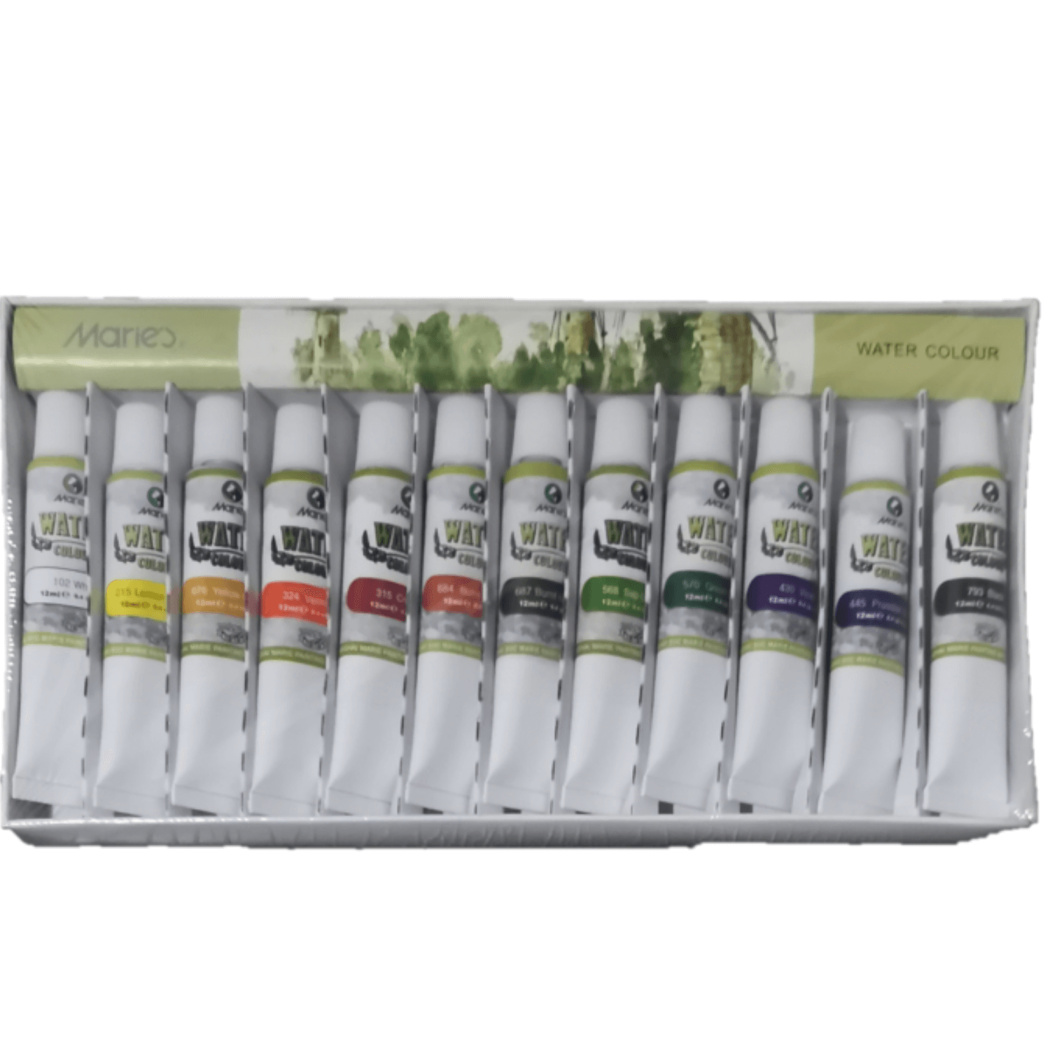 acuarela Maries X 12 Tubos de 12 ml Panafargo