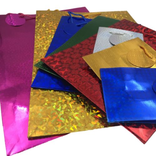 bolsas regalo holograficas