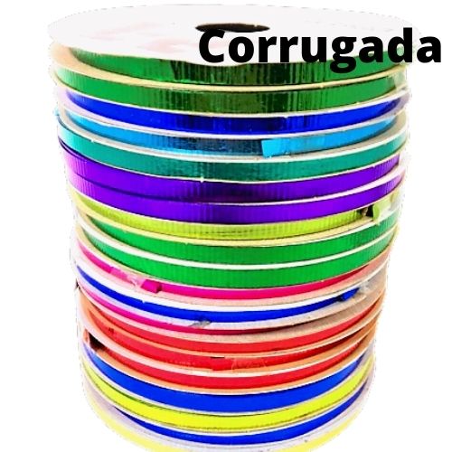 cinta de papel para monos corrugada en todos los colores
